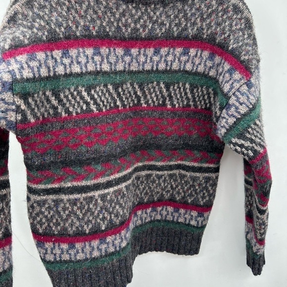 TRADITIONS VINTAGE Wool Grandpa contemporary gorpcore warm sweater LARGE - Picture 9 of 10